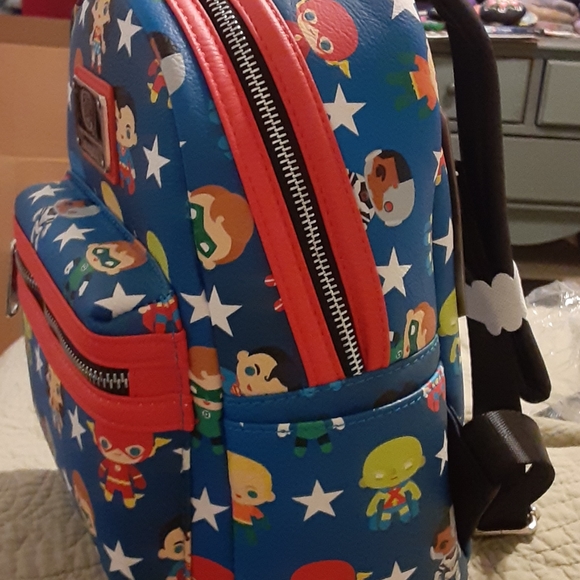 justice league mini backpack Batman Kids Adjustable Travel Ridaz - Justice League Batman